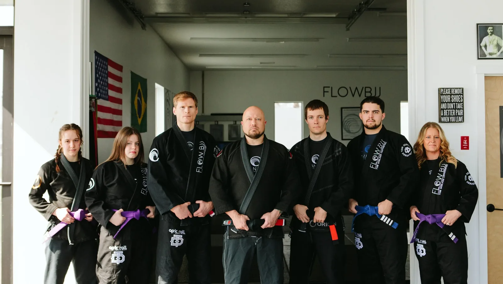 Flow BJJ training