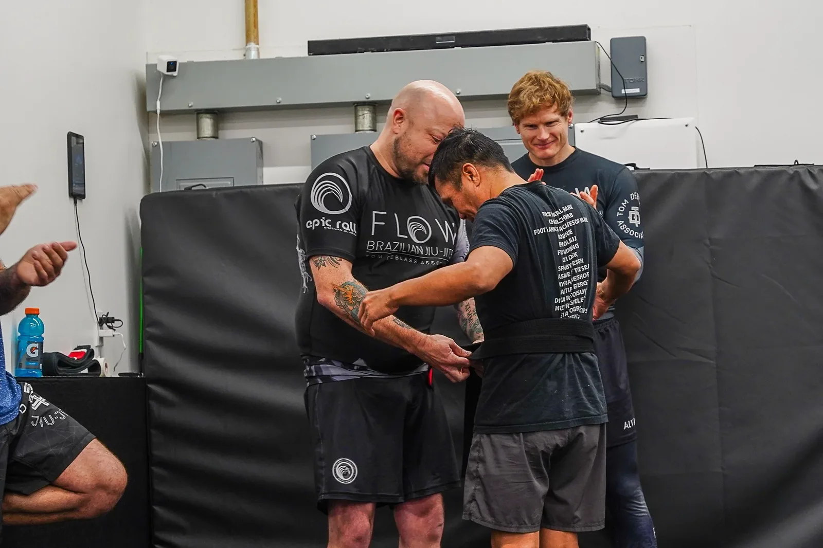 Belt promotion at Flow BJJ