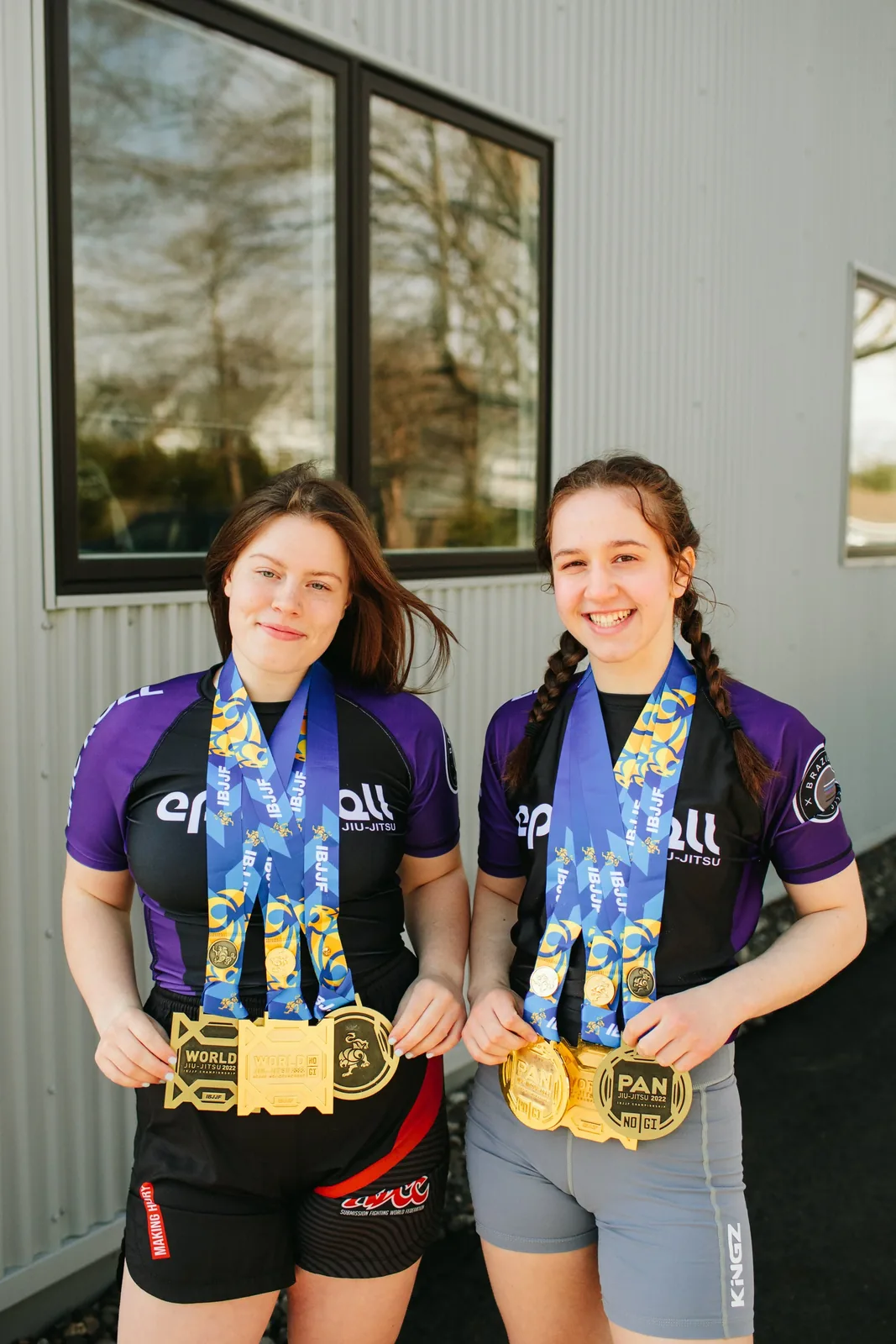 Flow BJJ competitors with medals