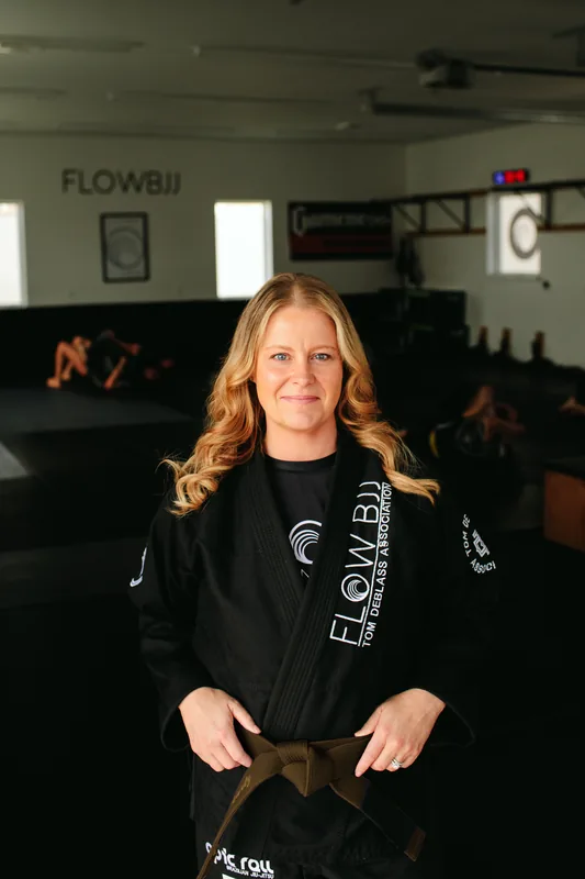 Sandra "Sandy" Martz, instructor at Flow BJJ