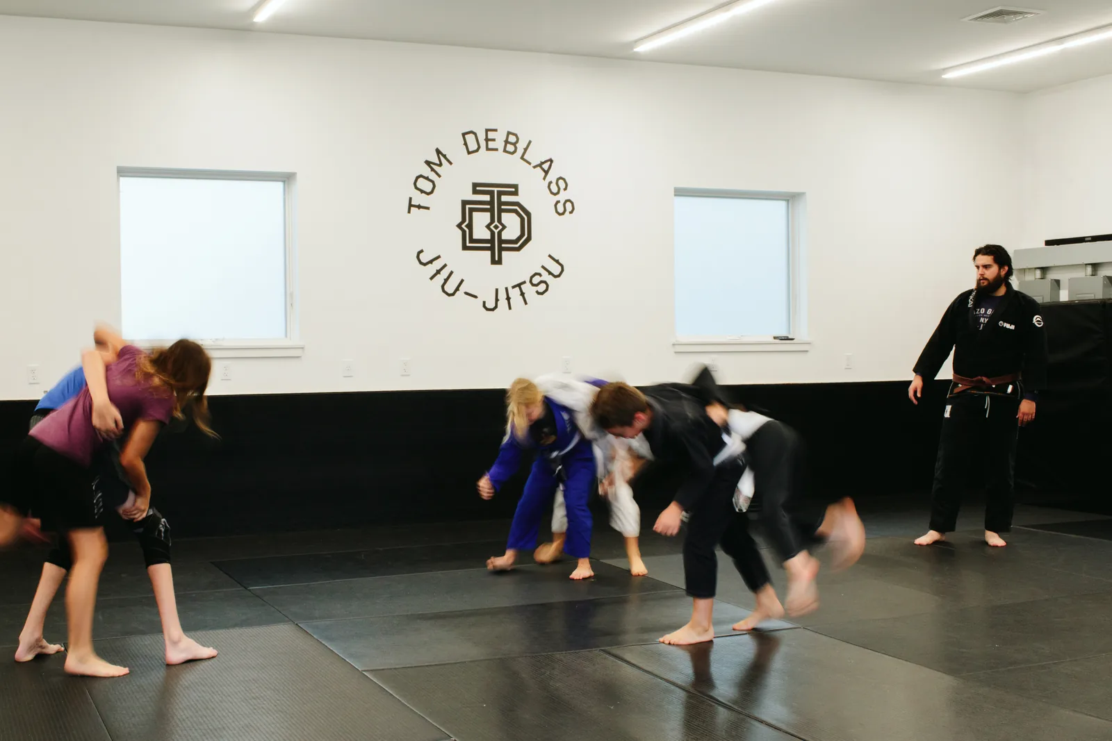 Kids Brazilian Jiu Jitsu class at Flow BJJ